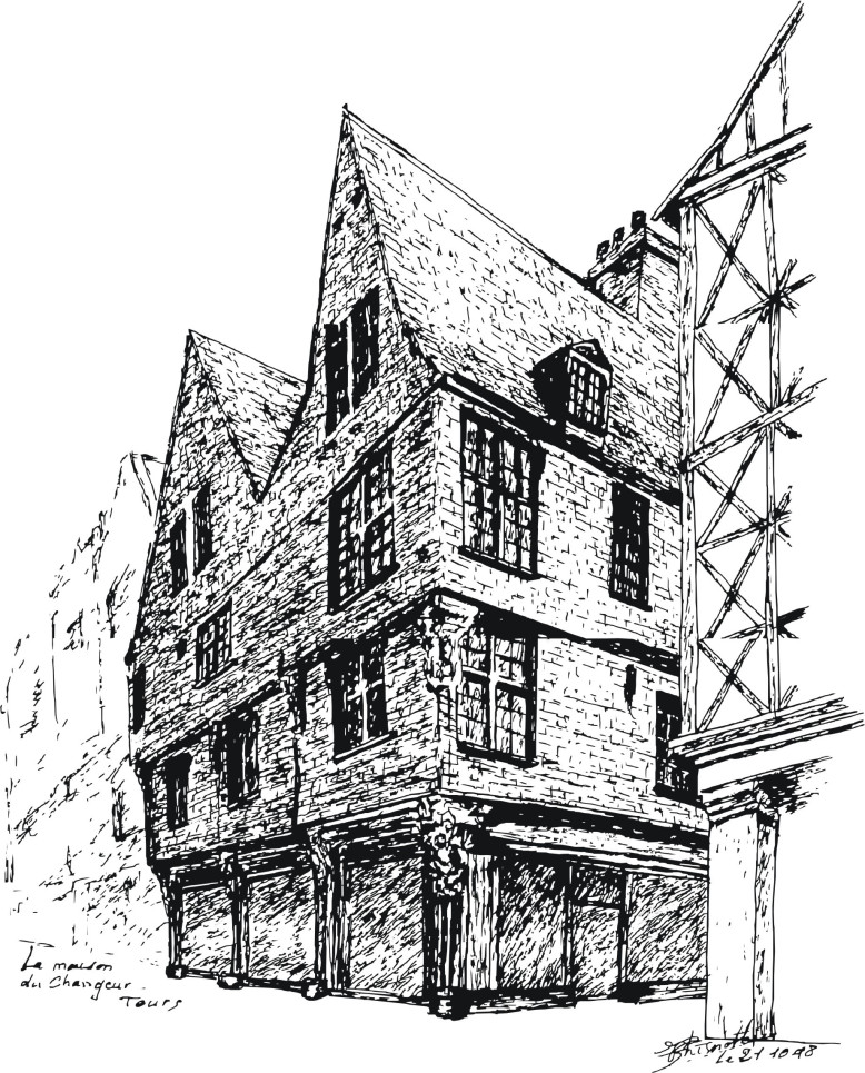 Tours place Plumereau.